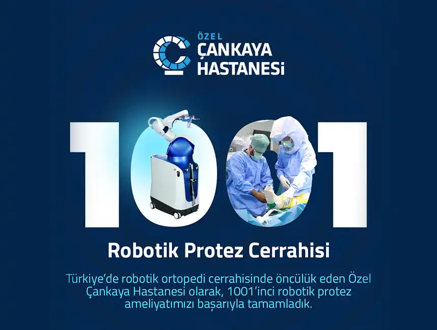 1001. Robotik Protez Cerrahisi Tamamlandı!